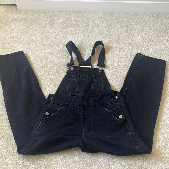 Abercrombie & Fitch Pants - Abercrombie black overalls (oversized) xs